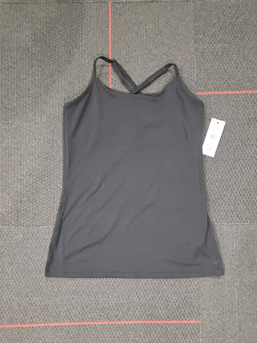 Pure Barre Women's Black Cross-Back Tank Top